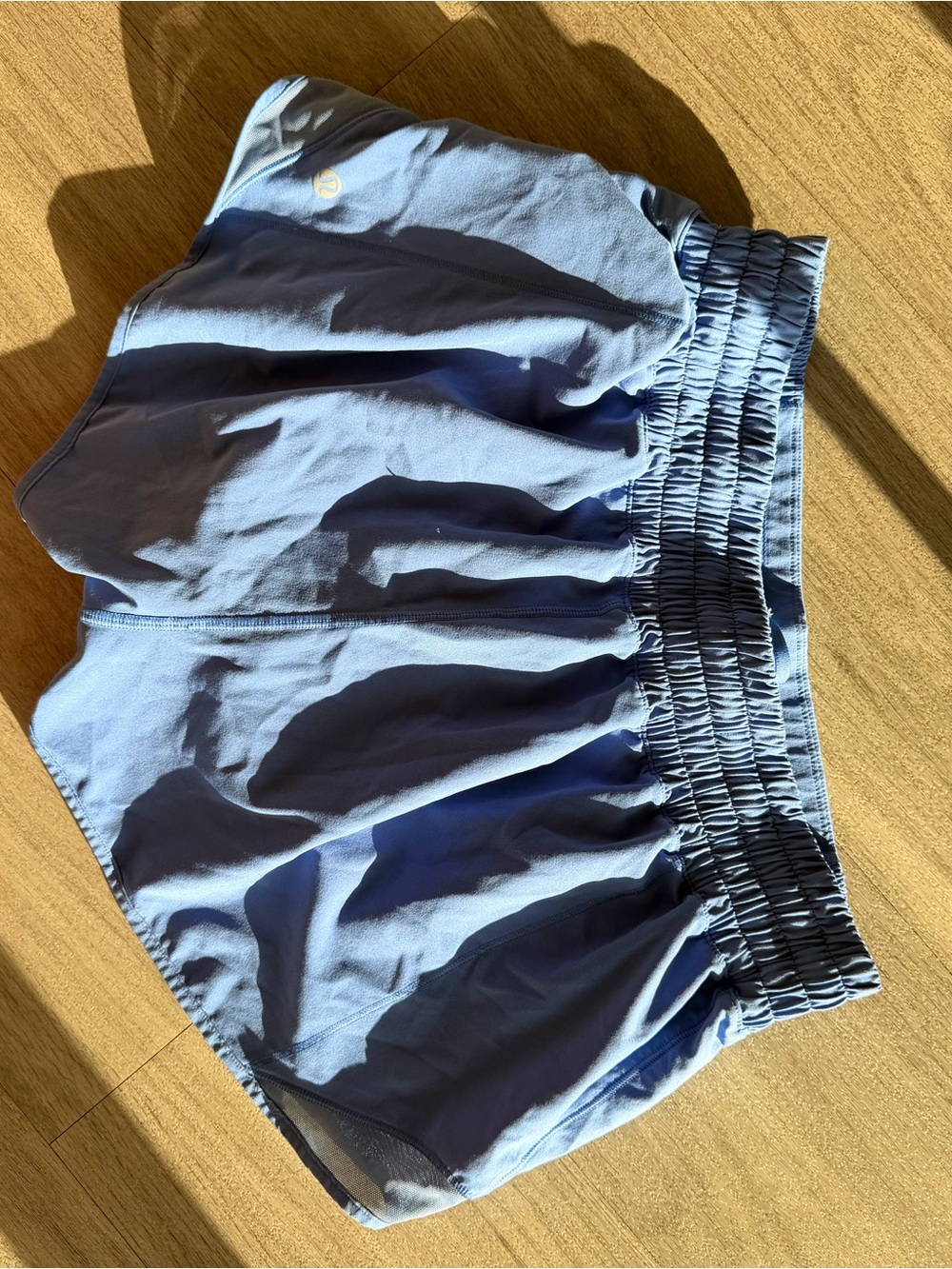 lululemon athletica Light Blue Women's Athletic Shorts - Picture 2 of 3
